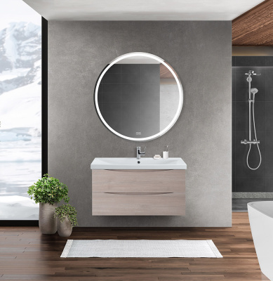 Тумба с раковиной подвесная BelBagno MARINO-CER 100 Rovere Grigio, раковина белая Тумба с раковиной подвесная BelBagno MARINO-CER 100 Rovere Grigio, раковина белая