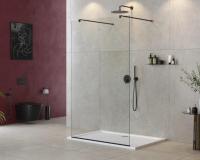 Душевая перегородка CEZARES LIBERTA-L-2-130-120-C-NERO Душевая перегородка CEZARES LIBERTA-L-2-130-120-C-NERO