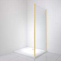 Боковая панель BelBagno LUCE-90-FIX-C-ORO