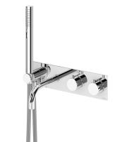 Встраиваемый термостатический смеситель для ванны и душа однорычажный CEZARES CZR-B-VDM2-T-01