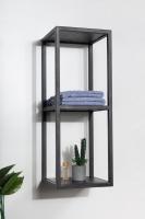 Двухъярусная подвесная металлическая полка CEZARES CADRO-30/30/80-2C-SO-MET-ST