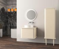 Тумба со столешницей подвесная CEZARES IDRA 64 Cotone, столешница 55826 Cotone Тумба со столешницей подвесная CEZARES IDRA 64 Cotone, столешница 55826 Cotone