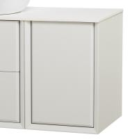 Шкафчик подвесной с одной дверцей, совместимый с базой под раковину CEZARES BELLAGIO 54862 Bianco opaco