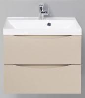 MARINO База под раковину подвесная с двумя выкатными ящиками, Crema Opaco, 600x450x500, MARINO-600-2C-SO-CO-P