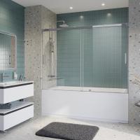 Душевая шторка на ванну CEZARES TANDEM-SOFT-VF-2-200/145-C-Cr-IV