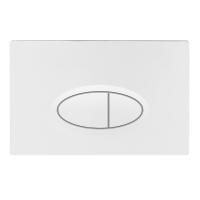 Кнопка смыва BelBagno BB052BL, белая глянцевая