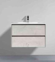 База под раковину подвесная BelBagno PIETRA-800-2C-SO-ST Stucco Cemento Leggero