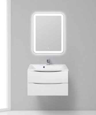 Тумба с раковиной подвесная BelBagno MARINO 75 Bianco Opaco, раковина белая Тумба с раковиной подвесная BelBagno MARINO 75 Bianco Opaco, раковина белая