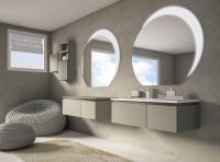 База под раковину с двумя выдвижными ящиками CEZARES AVRIL 54403 Grigio Talpa