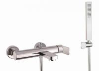 GLAM-VDM1-01 Смеситель для ванны и душа однорычажный, в комплекте с ручным душем и держателем, длина шланга 1500 мм, ручной душ однопозиционный, антик