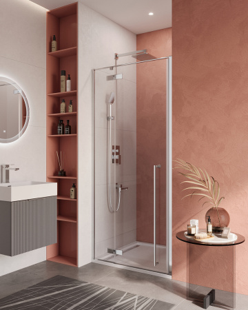 Душевая дверь Cezares LINER-B-12-100-C-Cr-L