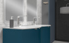 Тумба с раковиной подвесная CEZARES RIALTO 138 Blu Petrolio Тумба с раковиной подвесная CEZARES RIALTO 138 Blu Petrolio