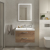 Тумба с раковиной подвесная BelBagno AURORA 80 Rovere Tabacco, раковина белая Тумба с раковиной подвесная BelBagno AURORA 80 Rovere Tabacco, раковина белая