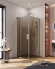 Душевой уголок CEZARES SLIDER-AH-1-90-70/80-BR-Cr