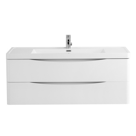 База под раковину подвесная BelBagno ANCONA-N-1200-2C-SO-BL Bianco Lucido