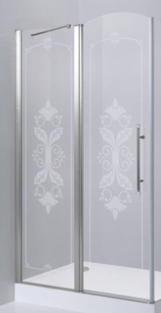 Дверное полотно CEZARES GIUBILEO-60/40-CP-Cr-L