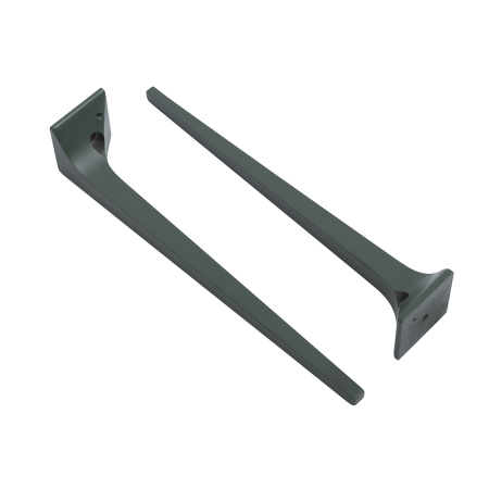 Ножки для шкафчика, комплект 2 штуки, высота 47 см, дерево CEZARES PORTOFINO 40322 Verde opaco