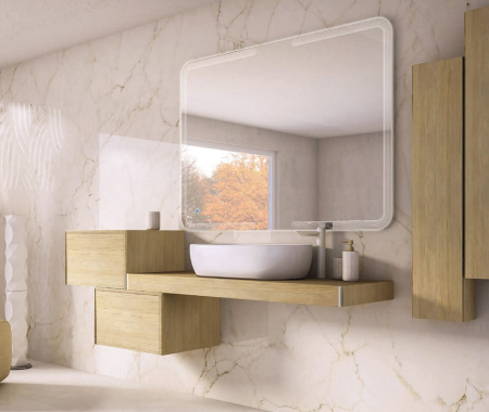 Консоль подвесная  CEZARES TAVOLONE 41581 Rovere tabacco