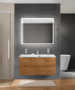 Тумба с раковиной подвесная BelBagno MARINO 100 Rovere Nature, раковина белая BB1000/450-LV-MR-FT