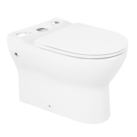 Чаша напольного унитаза с сиденьем BelBagno ENERGIA  BB8134CPR/SC