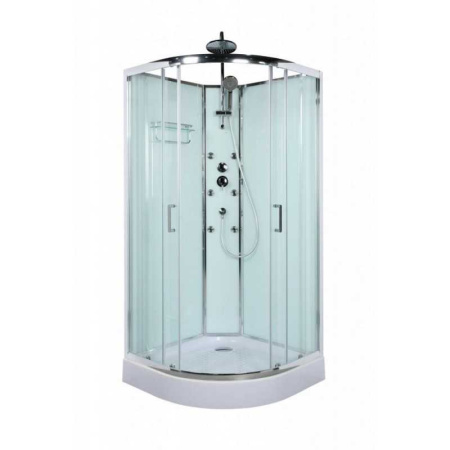 Душевая кабина BelBagno UNO-CAB-R-2-90-C-Cr-TOP