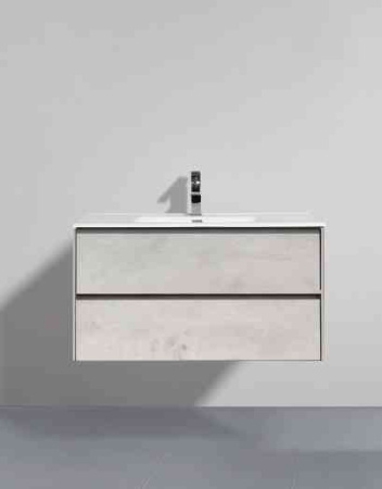 База под раковину подвесная BelBagno PIETRA-1000-2C-SO-ST Stucco Cemento Leggero