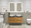 Тумба с четырьмя ящиками и столешницей подвесная BelBagno ETNA 120 Rovere Nature