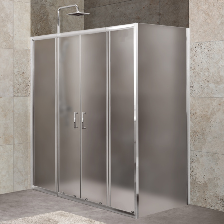 Душевой уголок BelBagno UNIQUE-AH-21-170/200-80-P-Cr