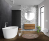 Тумба с раковиной подвесная BelBagno ALBANO 100 Rovere Rustico, раковина белая Тумба с раковиной подвесная BelBagno ALBANO 100 Rovere Rustico, раковина белая