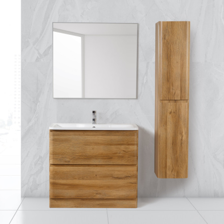 Тумба с раковиной напольная BelBagno ALBANO 80 Rovere Rustico, раковина белая Тумба с раковиной напольная BelBagno ALBANO 80 Rovere Rustico, раковина белая