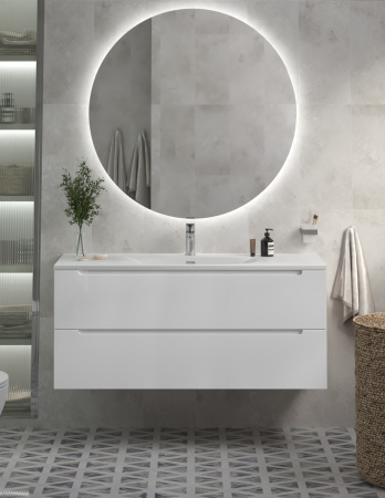 Тумба с раковиной подвесная BelBagno ETNA 120 Bianco Lucido, раковина белая BB-8099-120 Тумба с раковиной подвесная BelBagno ETNA 120 Bianco Lucido, раковина белая BB-8099-120