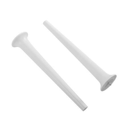 Ножки, комплект 2 штуки, высота 43 см, дерево CEZARES IDRA 40443 Bianco opaco