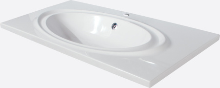 Раковина из литьевого мрамора BelBagno BB1000/500-LV-MR-OND