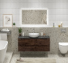 Тумба со столешницей и накладной раковиной подвесная BelBagno ETNA 120 Rovere Moro