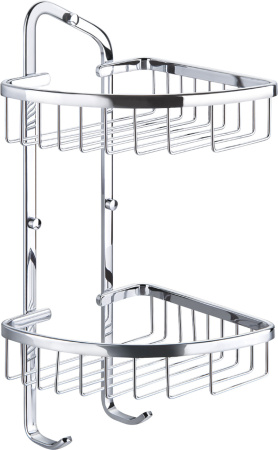 Полка угловая 2-ярусная ART&MAX AM-G-8962-Cr