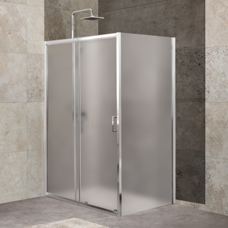 Душевой уголок BelBagno UNIQUE-AH-1-110/125-80-M-Cr