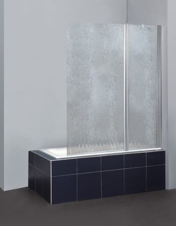 Душевая шторка на ванну BelBagno SELA-V-11-120/140-Ch-Cr-R