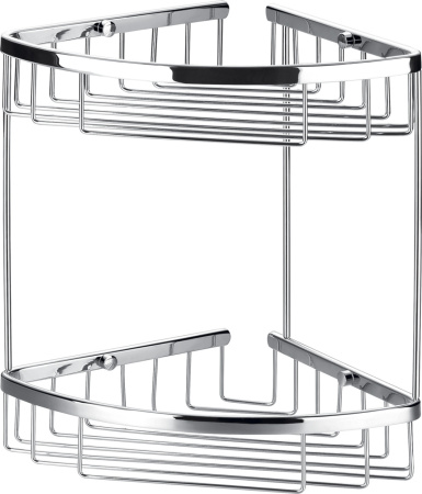 Полка угловая 2-ярусная ART&MAX AM-G-8961-Cr