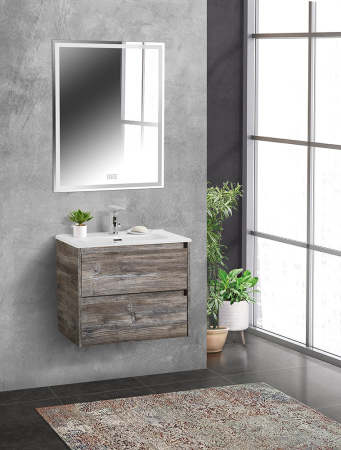 Тумба с раковиной подвесная BelBagno KRAFT 39 70 Pino Pasadena, раковина белая Тумба с раковиной подвесная BelBagno KRAFT 39 70 Pino Pasadena, раковина белая