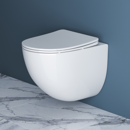 Унитаз подвесной безободковый BelBagno AMANDA BB051CHR