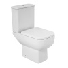 Унитаз-компакт безободковый с сиденьем BelBagno AURORA BB8604CPR/SC