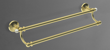 Полотенцедержатель двойной ART&MAX ANTIC CRYSTAL AM-2648SJ-Do