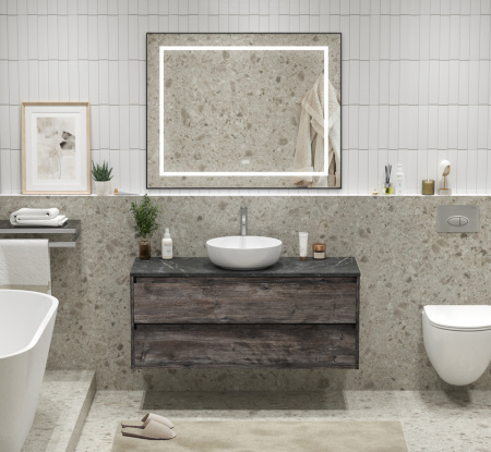 Тумба со столешницей подвесная BelBagno KRAFT 120 Pino Pasadena