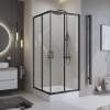 Душевой уголок BelBagno UNO-195-A-2-90-C-NERO Душевой уголок BelBagno UNO-195-A-2-90-C-NERO