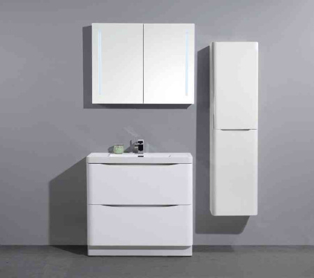 База под раковину напольная BelBagno ANCONA-N-800-2C-PIA-BL Bianco Lucido