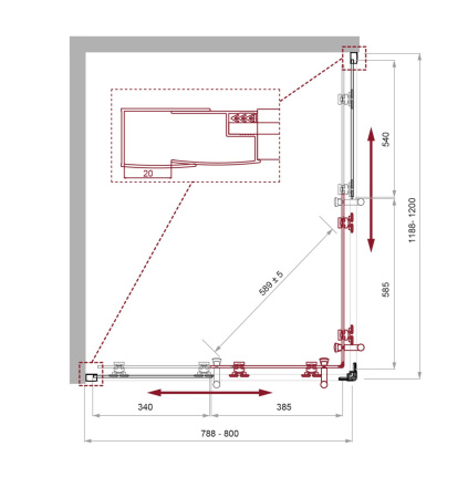 UNO-195-AH-2-120-80-C-Cr