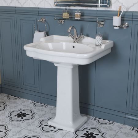 Раковина BelBagno BOHEME с пьедесталом BB115L