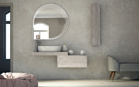 Консоль подвесная CEZARES TAVOLONE 90 Pino Sbiancato