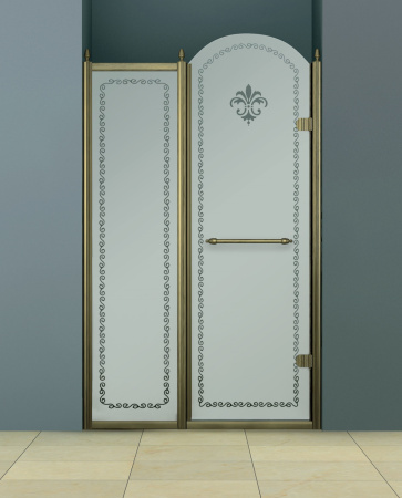 Душевая дверь CEZARES RETRO-B-11-120-PP-Br-R