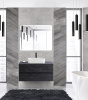 Тумба со столешницей под накладную раковину подвесная CEZARES MOLVENO 46 100 Antracite